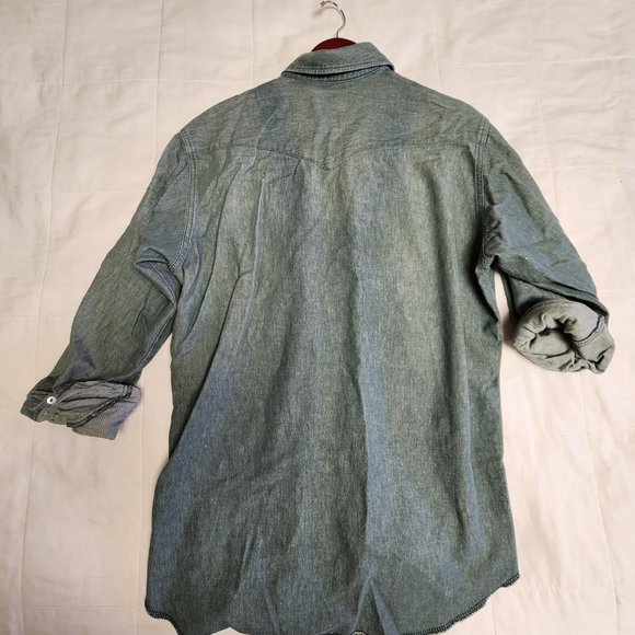 Wrangler Denim Button Down - Picture 2 of 5